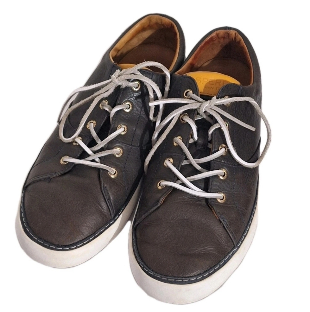 Sperry Top Sider STS18545 GOLD CUP HAVEN Men's Shoes Brown Leather Size 10 - Picture 1 of 12